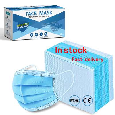 Factory Manufacturer 3 Ply Disposable Medical Surgical Face Mask / Face Mask