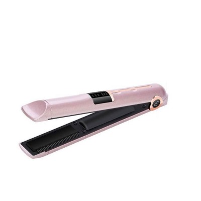 Portable Cordless Infrared Private Label Titanium Travel Nano Ceramic Flat Iron Hair Straightener