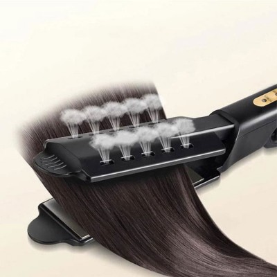 Cordless Titanium Comb Electric 2 In 1 Crimper And Hair Straightener Wireless